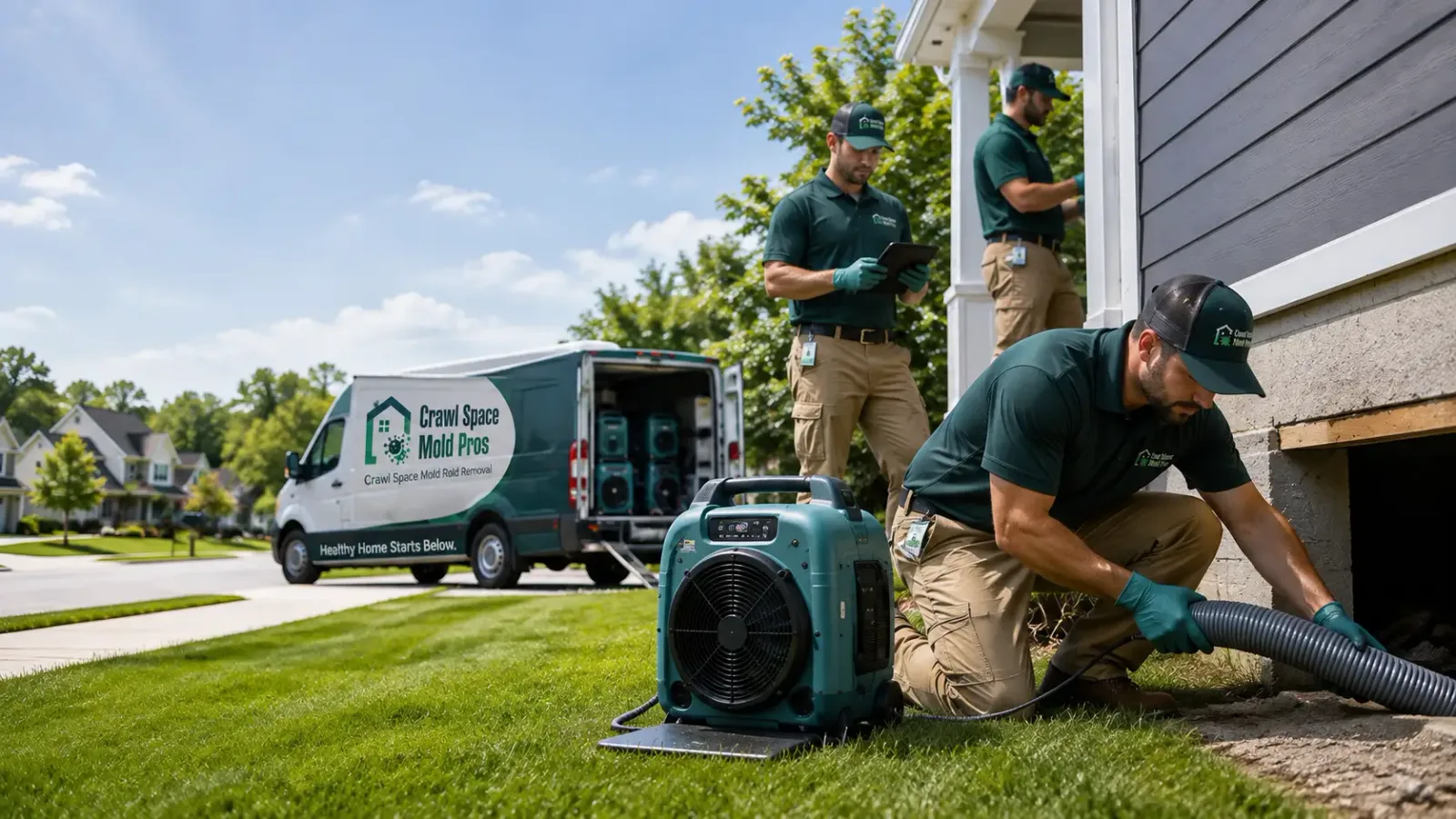 Crawl Space Mold Removal in Lincoln, KS